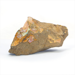 鉄鉱石の母岩（ボルダー）の中に形成されたオパール