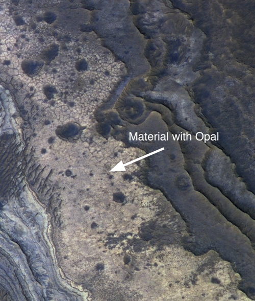 火星にオパール